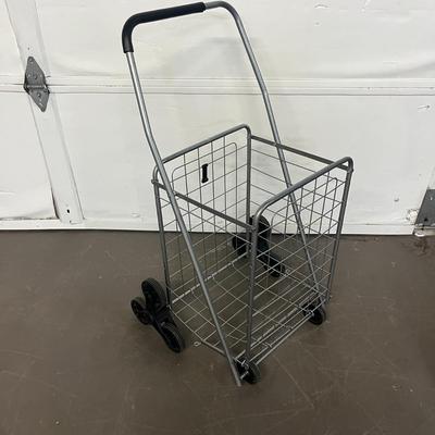 Basket and Collapsible Shelf, Silver