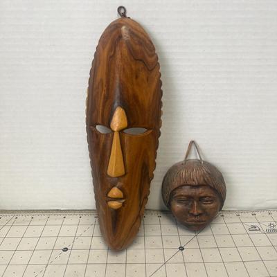Vintage African Hand-carved Wooden Tribal Mask