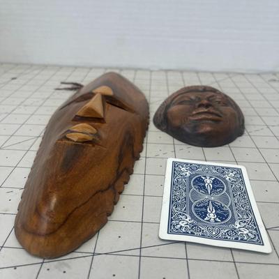 Vintage African Hand-carved Wooden Tribal Mask