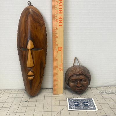 Vintage African Hand-carved Wooden Tribal Mask