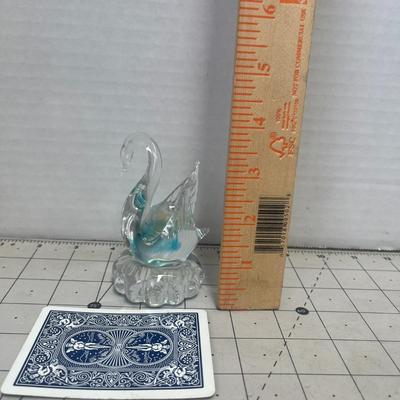 Murano-Style Glass Swan Figurine – ICET Venezuela