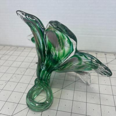 Murano Italian Glass Lily