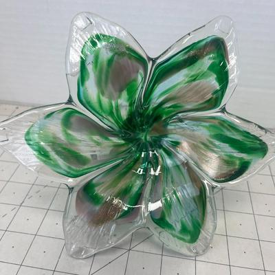 Murano Italian Glass Lily