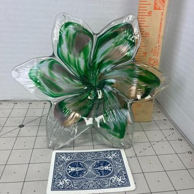 Murano Italian Glass Lily
