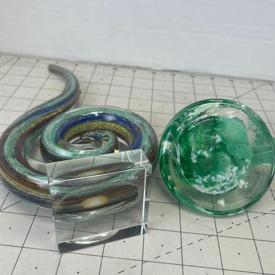 Hand Blown Murano Glassware Art
