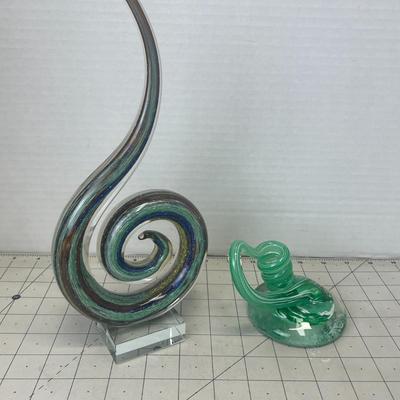 Hand Blown Murano Glassware Art