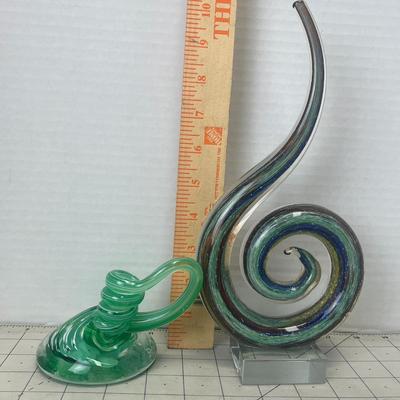 Hand Blown Murano Glassware Art