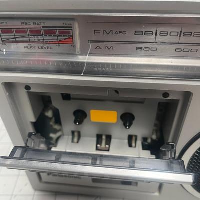 Vintage Panasonic Radio Boombox Recorder