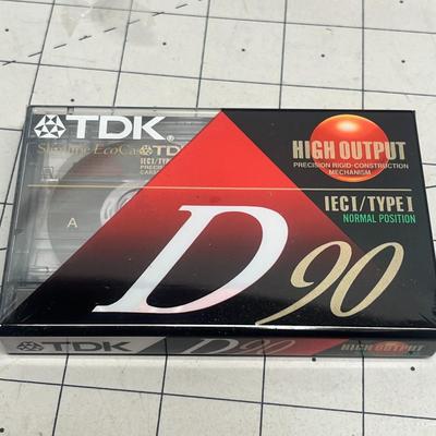 TDK D90 High Output 13-Pack Audio Cassette Tapes Bundle