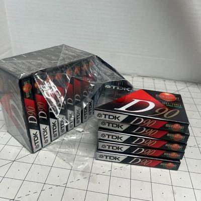 TDK D90 High Output 13-Pack Audio Cassette Tapes Bundle