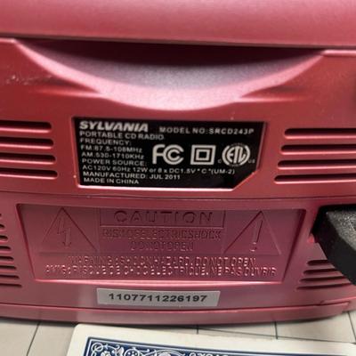 Sylvania SRCD243M Portable CD Boom Box with AM/FM Radio