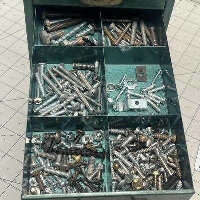 Vintage 4-Drawer WARDS MASTER QUALITY Metal Cabinet-A