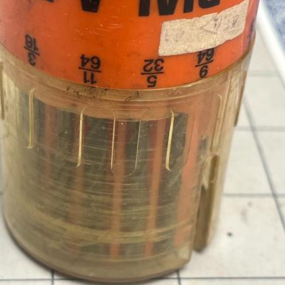 Vintage Dial - A - Drill Bit Storage Container with various Bits!