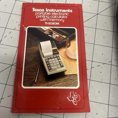 Texas Instruments Printing Calculator