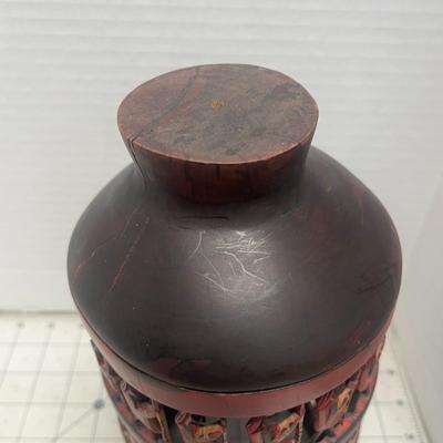 Hand Carved Ethnic Art Wooden Decorative Ornament