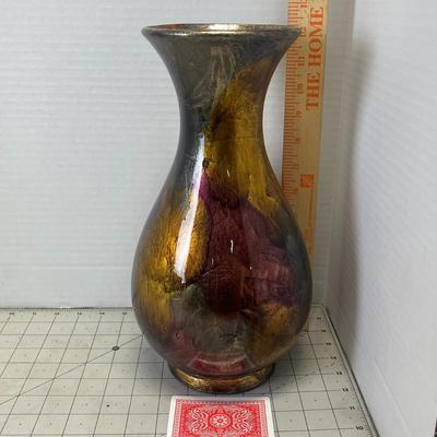 Beautiful Painted Glass Vase