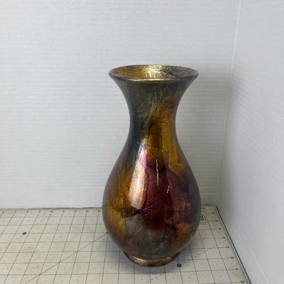 Beautiful Painted Glass Vase