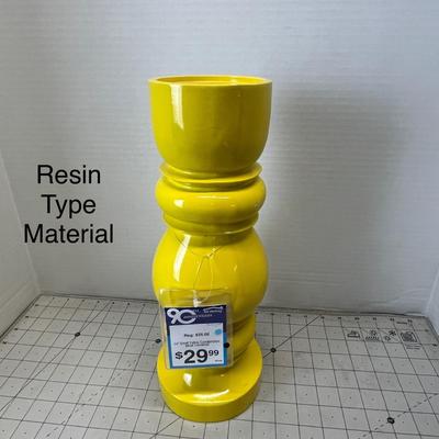 Three Hands Candleholder Yellow