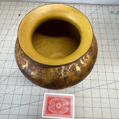 Traditional Brass Look Holy Water Pot for Flower Decoration