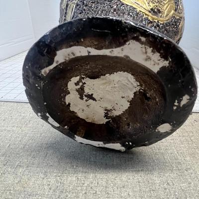 Antique-Style Embossed Decorative Vase