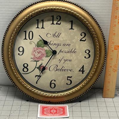 Mainstay Inspirational Clock