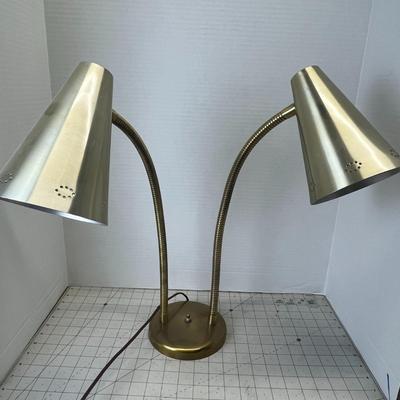 Twin Headed Table Lamp