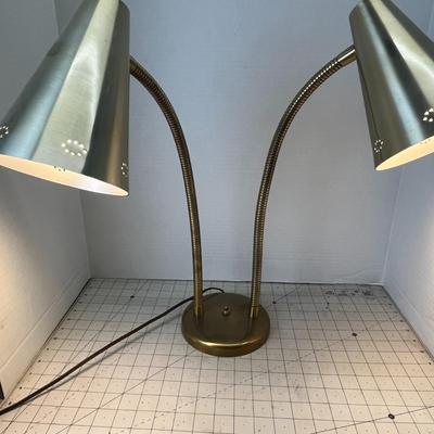 Twin Headed Table Lamp
