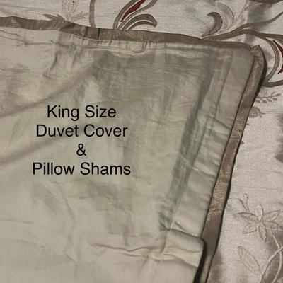 Martha Stewart Duvet Cover and Pillow Shames