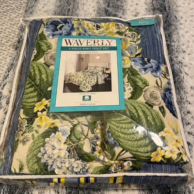 Waverly 3 Piece King Quilt Set