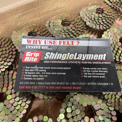 Boxes of Collated Nails and Roofing Nails