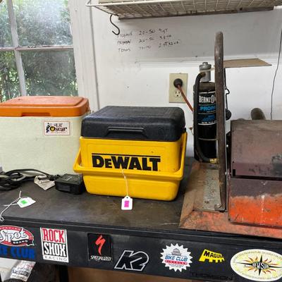 Three Colored Tool Cases Highlighted