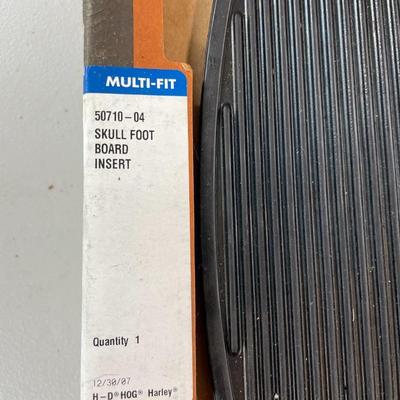 Harley-Davidson Skull Footboard Insert in Box