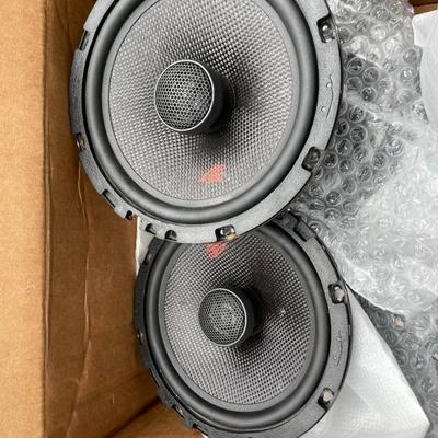 Motorcycle Speakers in Boxed Packaging