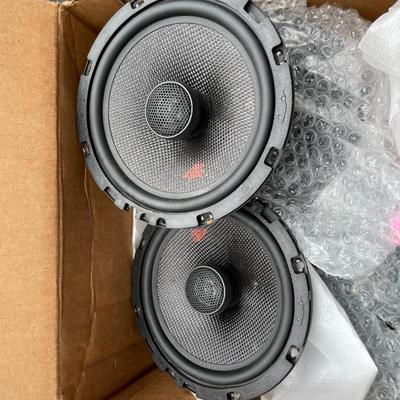 Motorcycle Speakers in Boxed Packaging