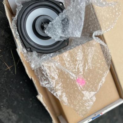 Motorcycle Speakers in Boxed Packaging