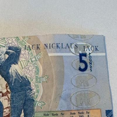 Jack Nicklaus Royal Bank of Scotland Five Pound Note (SR-DZ)