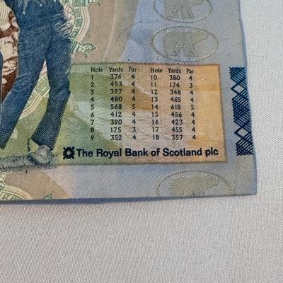 Jack Nicklaus Royal Bank of Scotland Five Pound Note (SR-DZ)