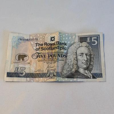 Jack Nicklaus Royal Bank of Scotland Five Pound Note (SR-DZ)