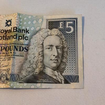 Jack Nicklaus Royal Bank of Scotland Five Pound Note (SR-DZ)