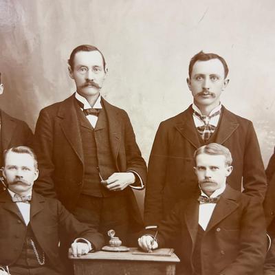 1880's Photograph Utah "Johnson" Utah State Legislators? Haslam