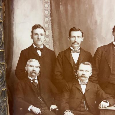 1880's Photograph Utah "Johnson" Utah State Legislators? Haslam