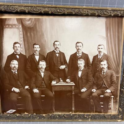 1880's Photograph Utah "Johnson" Utah State Legislators? Haslam