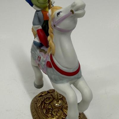 DEWY DUCK Disney Character’s Carousel Horse Figure The New England Collectors Society Limited Edition
