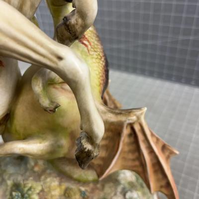 St. George and the Dragon , Artist Signed by A. Borsato