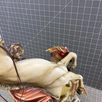 St. George and the Dragon , Artist Signed by A. Borsato