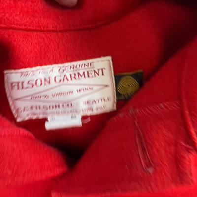 Vintage Filson red Wool Jacket 