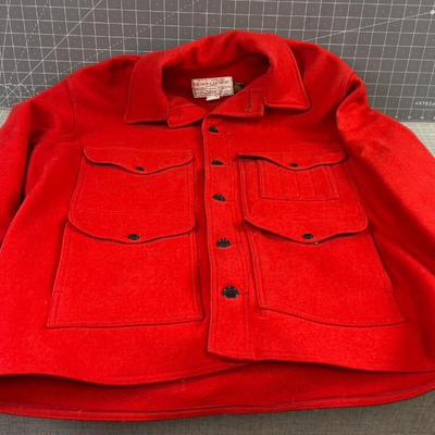 Vintage Filson red Wool Jacket 