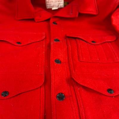 Vintage Filson red Wool Jacket 