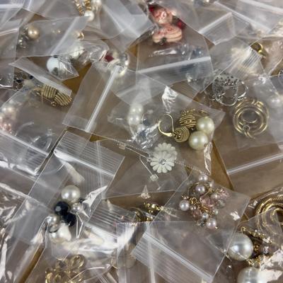 Tray of Earrings 