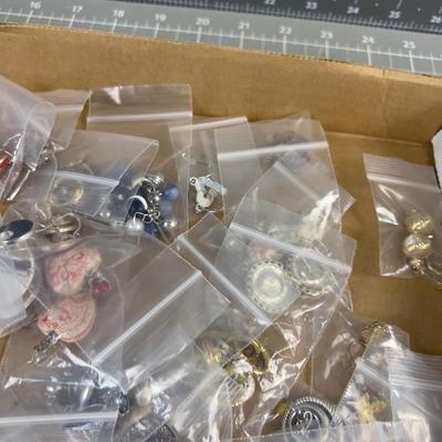 Tray of Earrings 